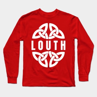 County Louth in Celtic Knot, Ireland Long Sleeve T-Shirt
